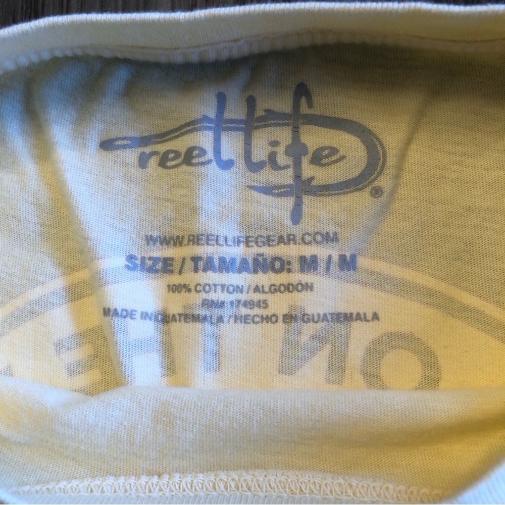 Reel Life mens tee shirt - Picture 5 of 5